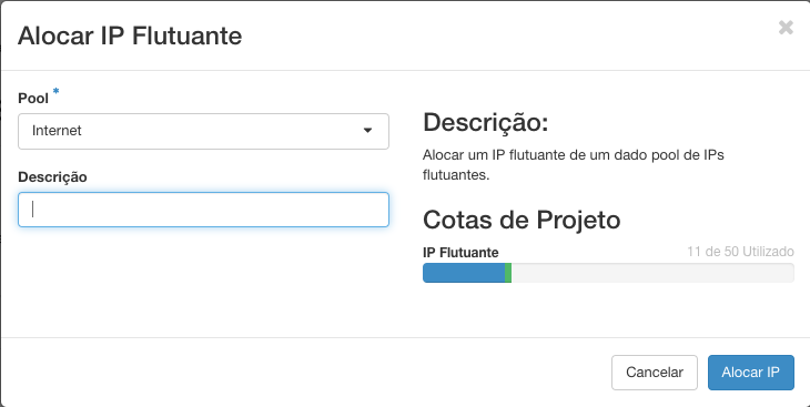 Criar Rede Cloud Serpro